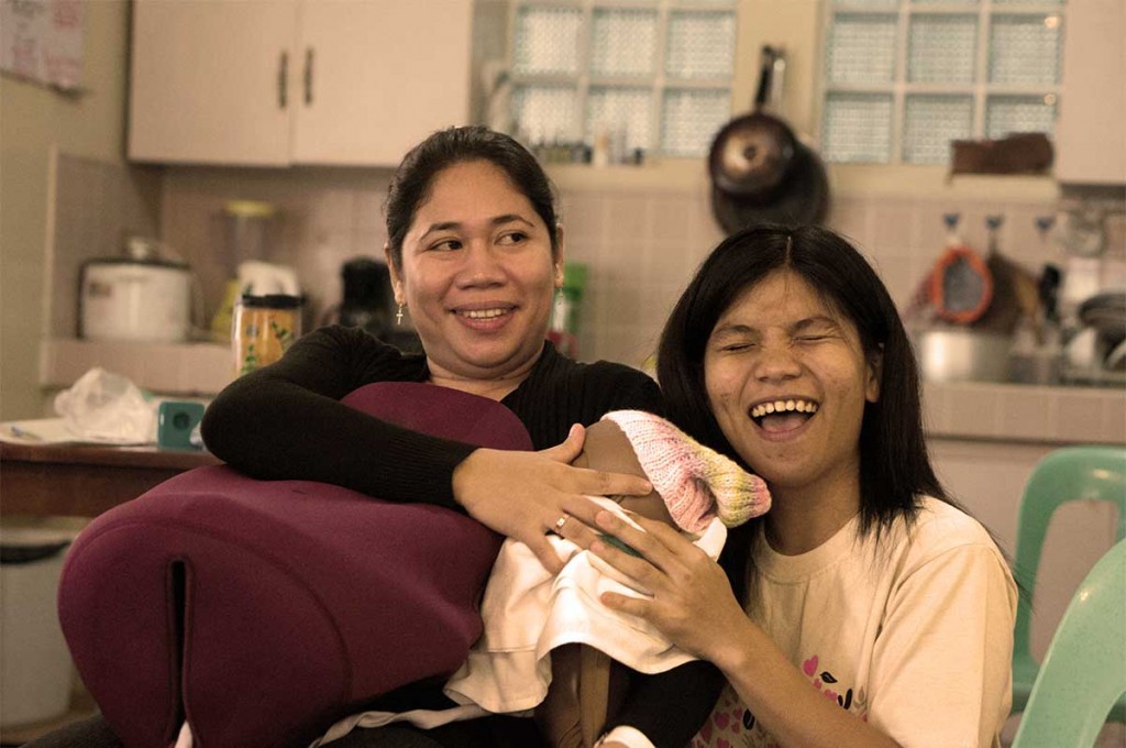 Smiling midwives